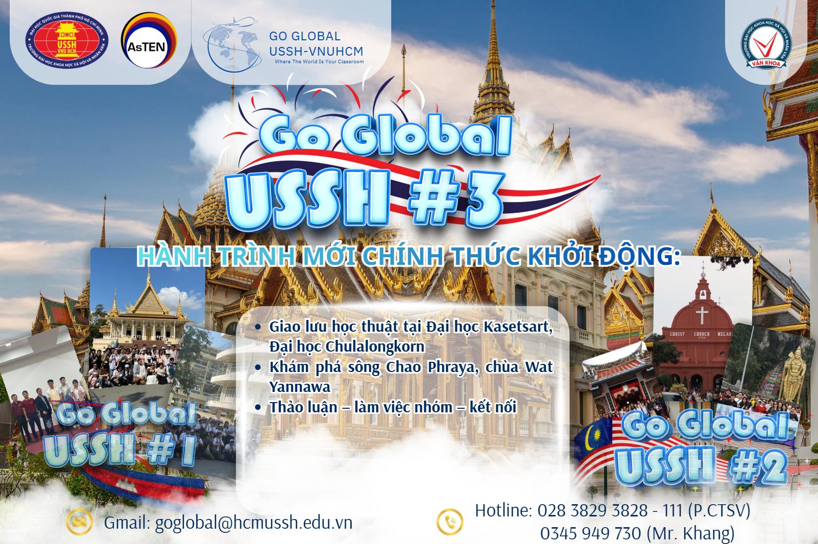 GO GLOBAL USSH #3 – HÀNH TRÌNH KẾT NỐI SINH VIÊN ĐÔNG NAM Á TẠI XỨ SỞ CHÙA VÀNG